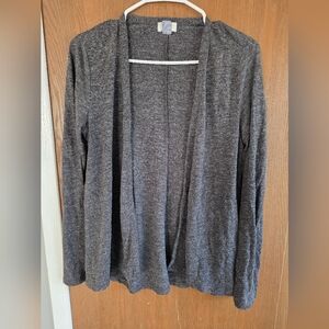 Old Navy Charcoal Open Front Cardigan